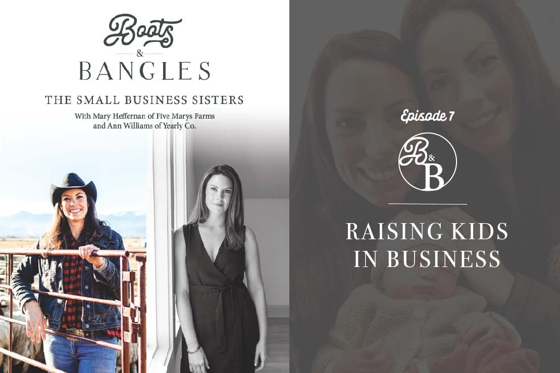 Episode 7 Season 1 of Boots & Bangles, "Raising Kids in Business"